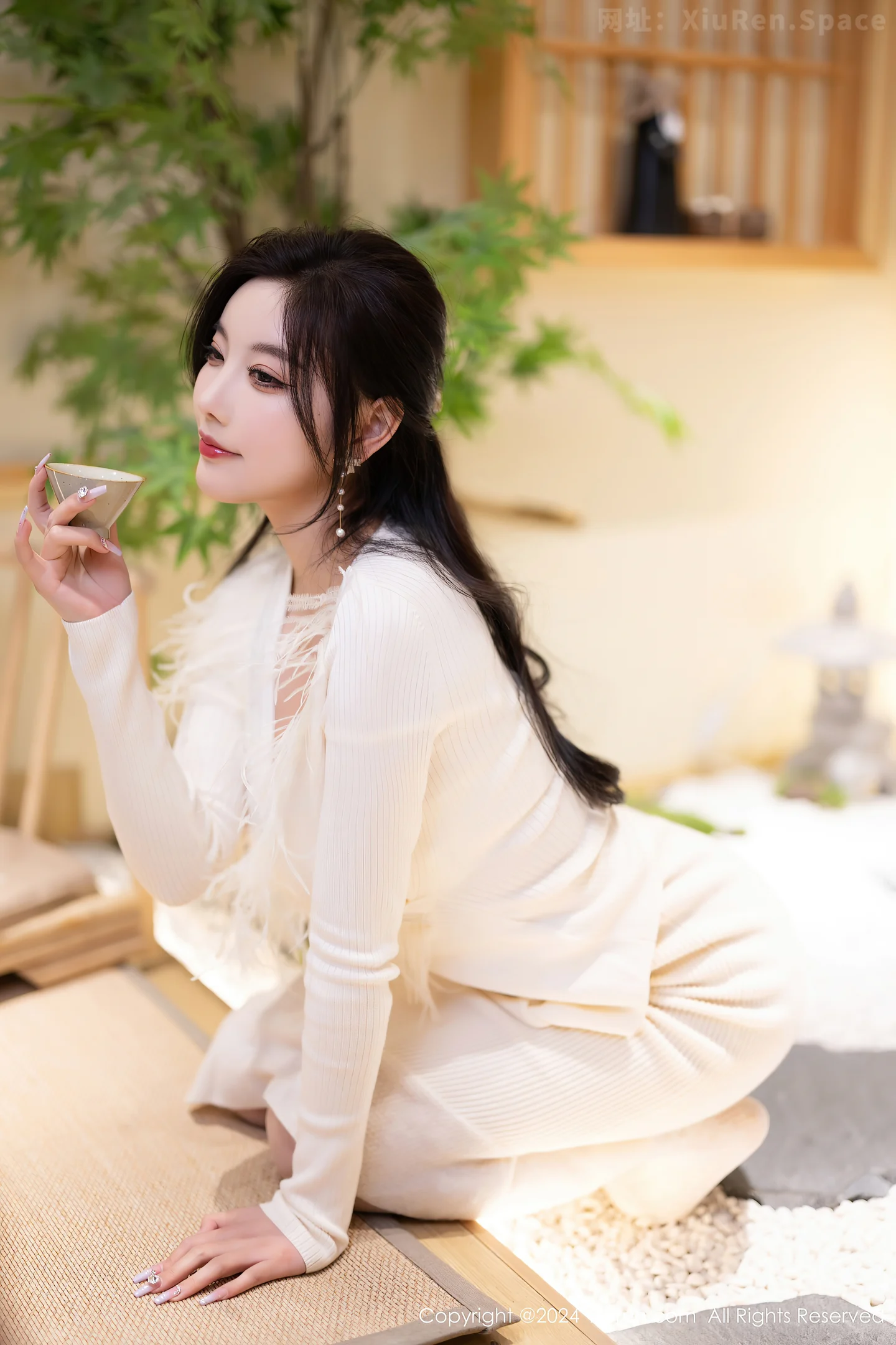 图片[6]-[XiuRen秀人网]VOL.8363 女神杨晨晨Yome白色连衣长裙+白色情趣薄纱秀丰腴身材诱惑写真82P-秀人网官方网站